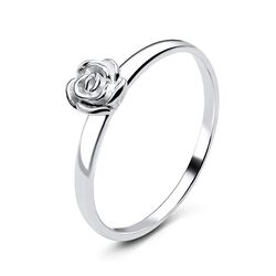 Rose Silver Ring NSR-2884